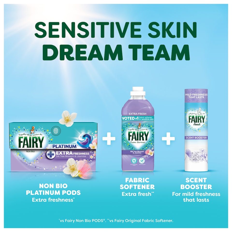 image 1 of Fairy In-Wash Scent Booster Silk Tree Blossom & Jasmine 425g