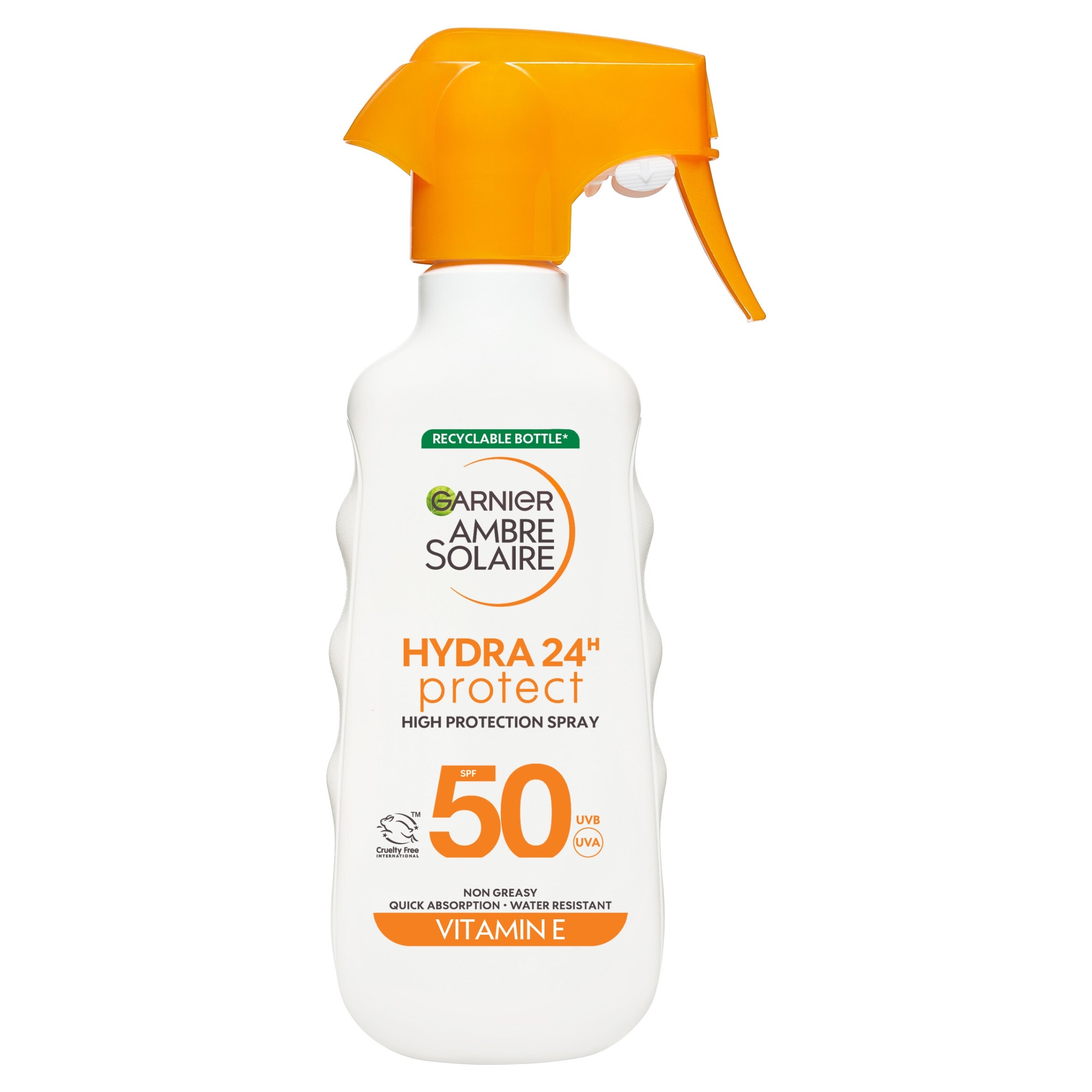 Garnier Ambre Solaire Hydra 24h Protect Vitamin E Sun Protection Spray SPF50 270ml