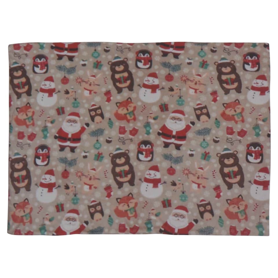 Bézs mikroflanel serpa takaró 130 cm x 170 cm  1. kép