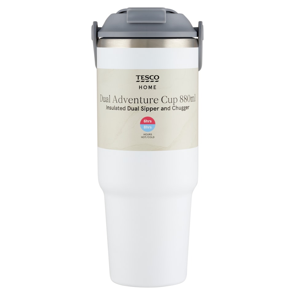 Tesco Home Insulated Dual Adventure Cup with Handle 880 ml