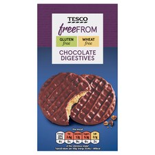 Tesco Free From Chocolate Digestives 200G