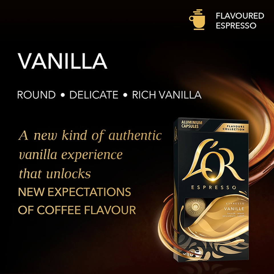 image 1 of L’or. Espresso Vanilla Flavour Coffee Capsules X10 52G
