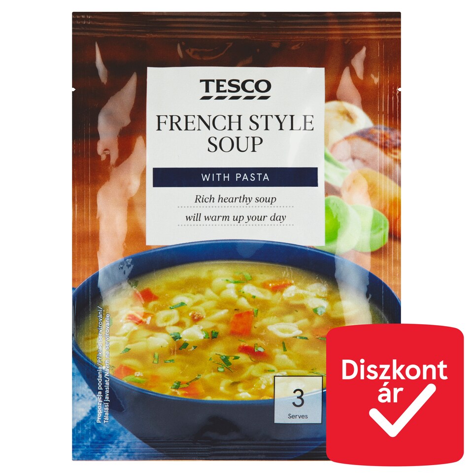 Tesco French Style Soup with Pasta 44 g