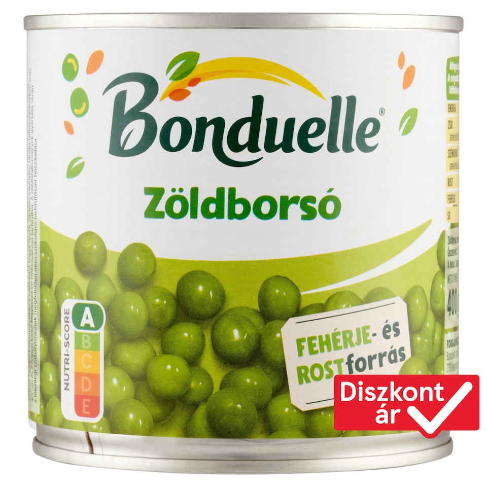 Bonduelle zöldborsó 400 g  1. kép