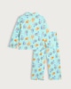 image 2 of Bluey Pure Cotton Revere Pyjama Set in Multi
