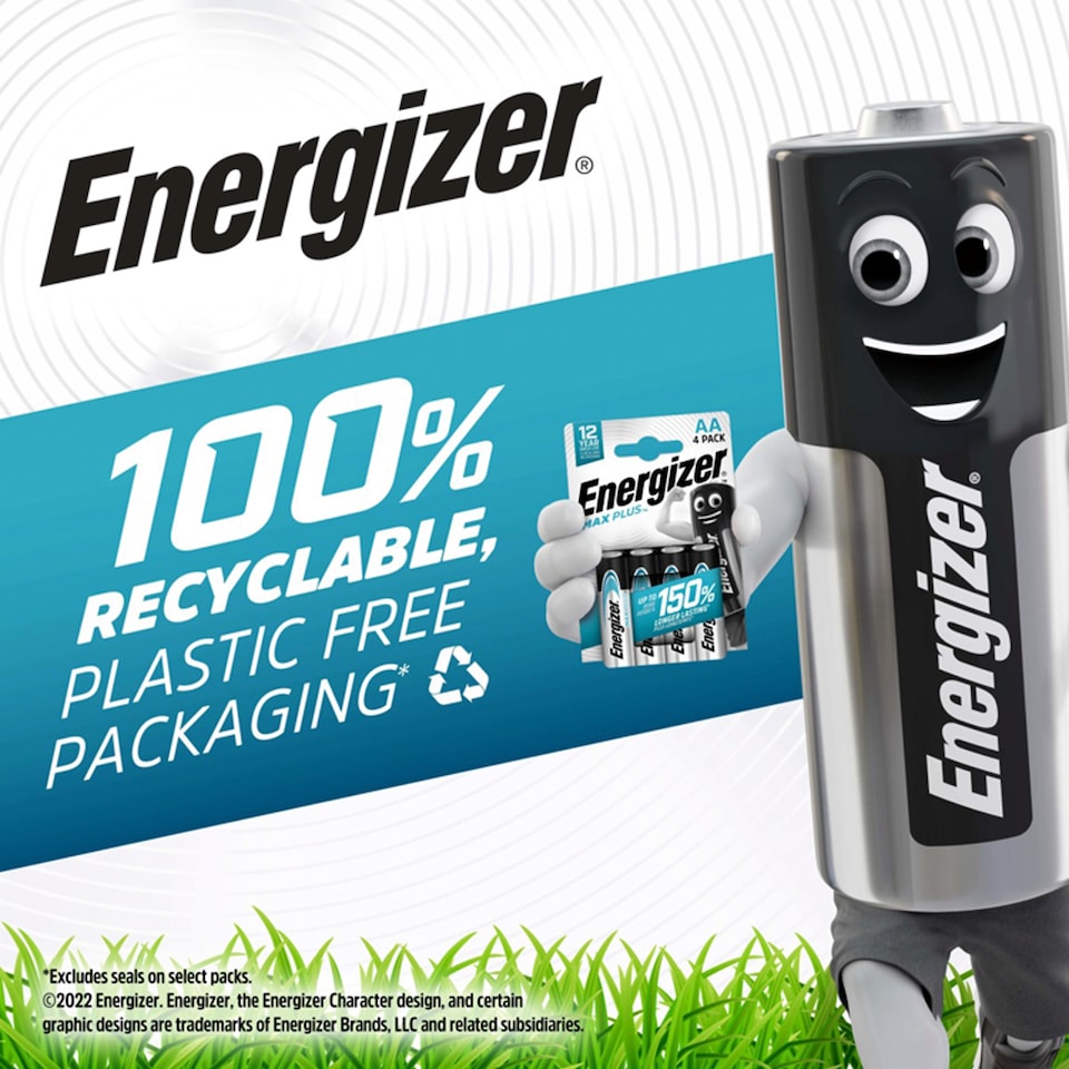 image 1 of Energizer Max Plus AAA 4Pk