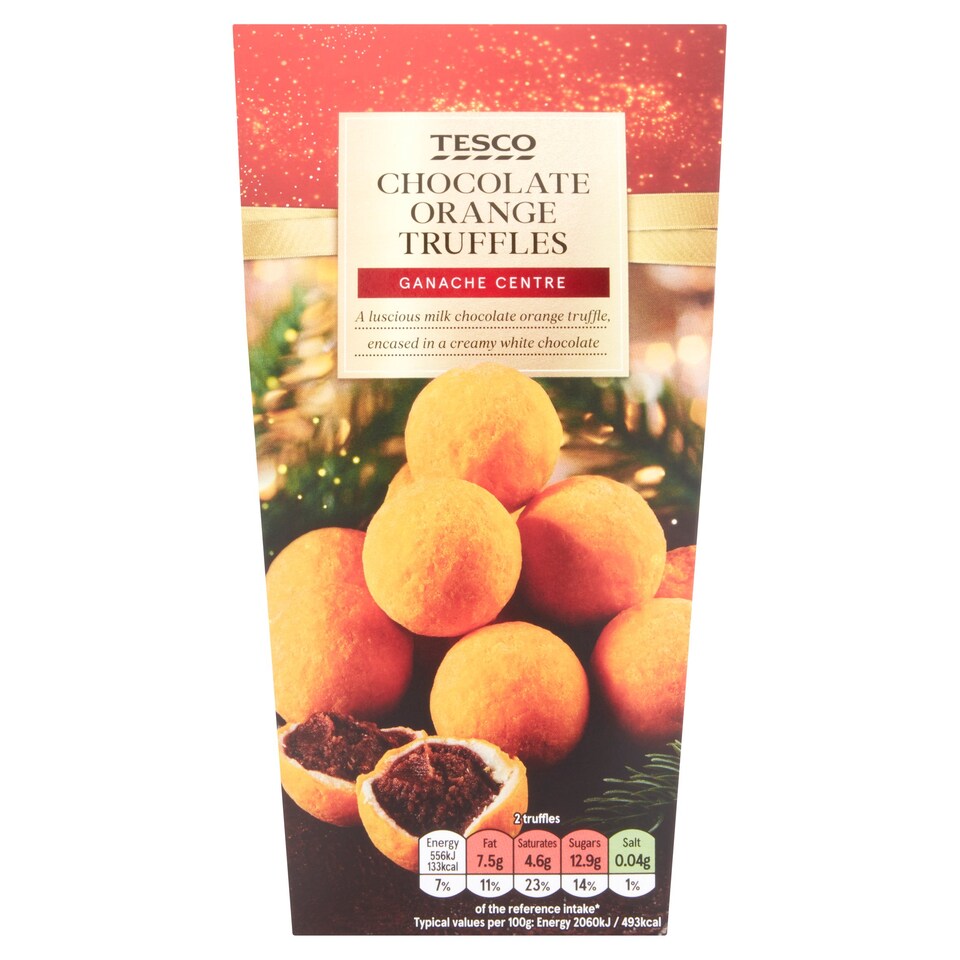 Tesco Chocolate Orange Truffles 148G Tesco Groceries