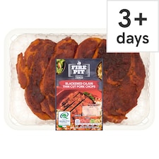 Fire Pit Tesco Blackened Cajun Thin Cut Pork Chops 510G