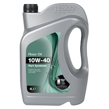 Tesco 10W40 Part Synthetic Oil 4L