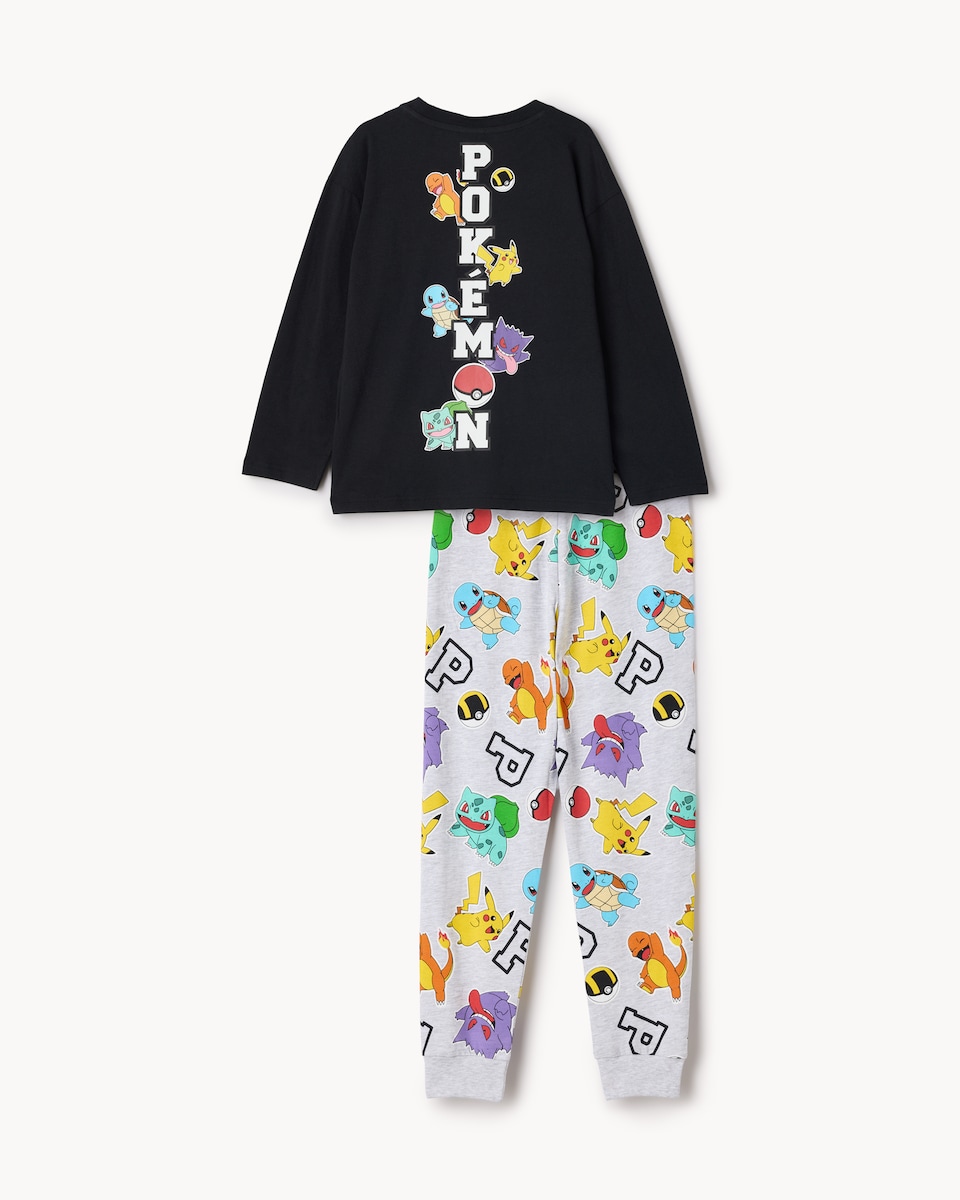 image 1 of Pokémon Cotton RIch Pyjama Set in Multi