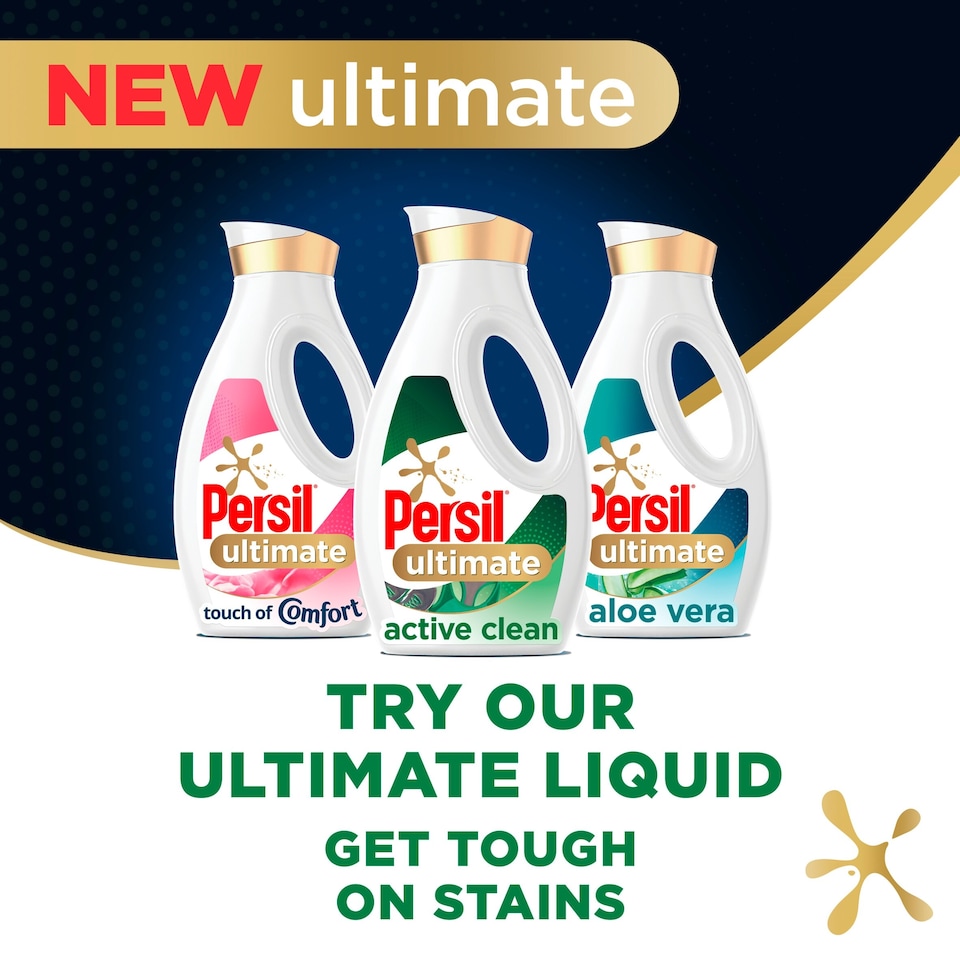image 1 of Persil Ultimate Active Clean Laundry Detergent 34 Washes 918ml