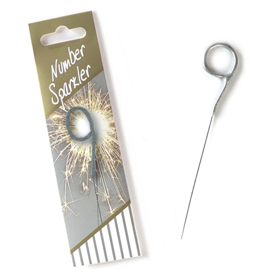 Number 9 Cake Sparkler Tesco Groceries