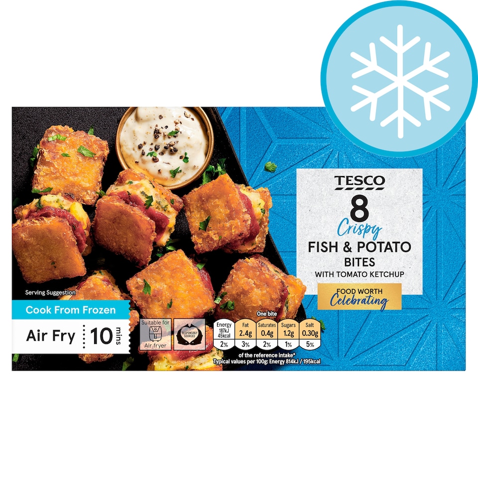 Tesco 8 Fisherman's Crisp Sandwiches 200g