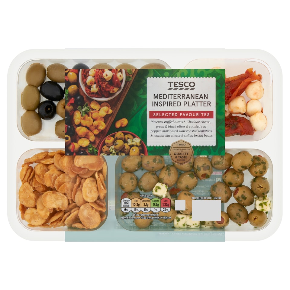 Tesco Mediterranean Inspired Platter 230G