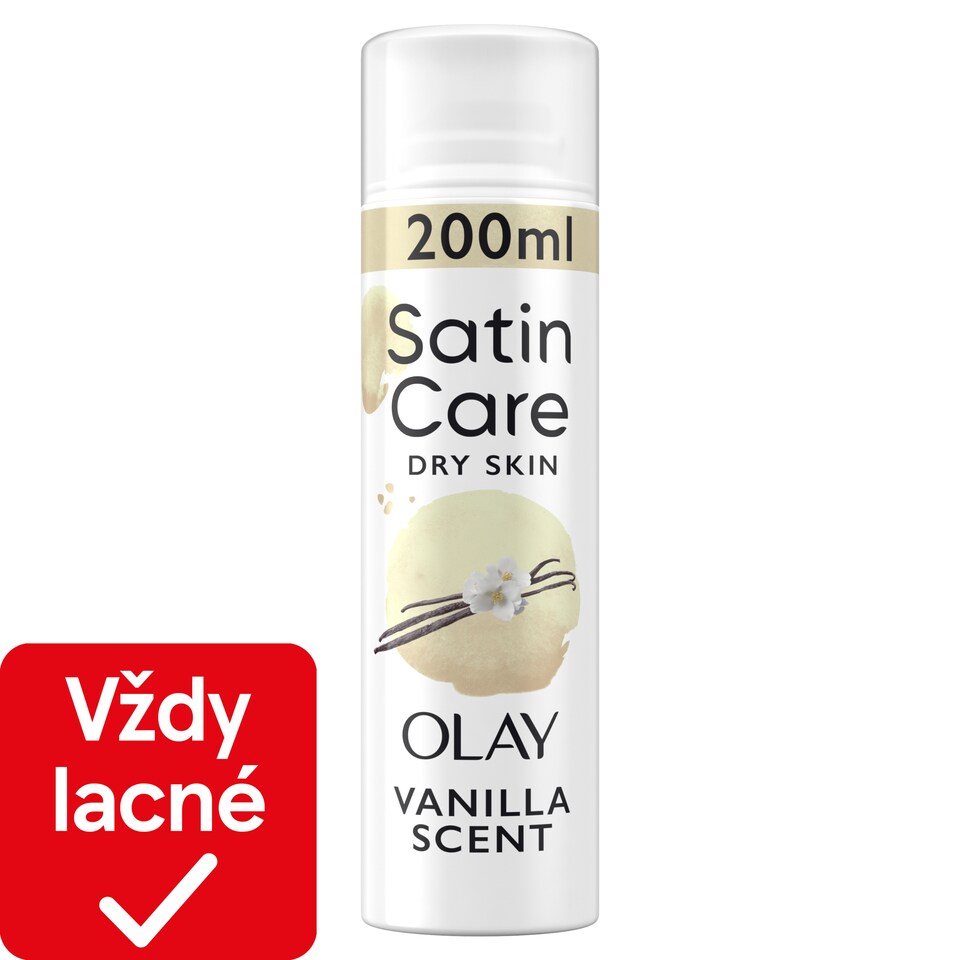 obrázok 1 z Dámsky gél na holenie Gillette Satin Care, Vanilla Scent with Olay, 200 ml