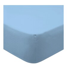 Tesco Blue Teddy Fitted Sheet King Size
