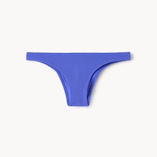 OH ME OH MY Textured Bikini Bottoms in Blue