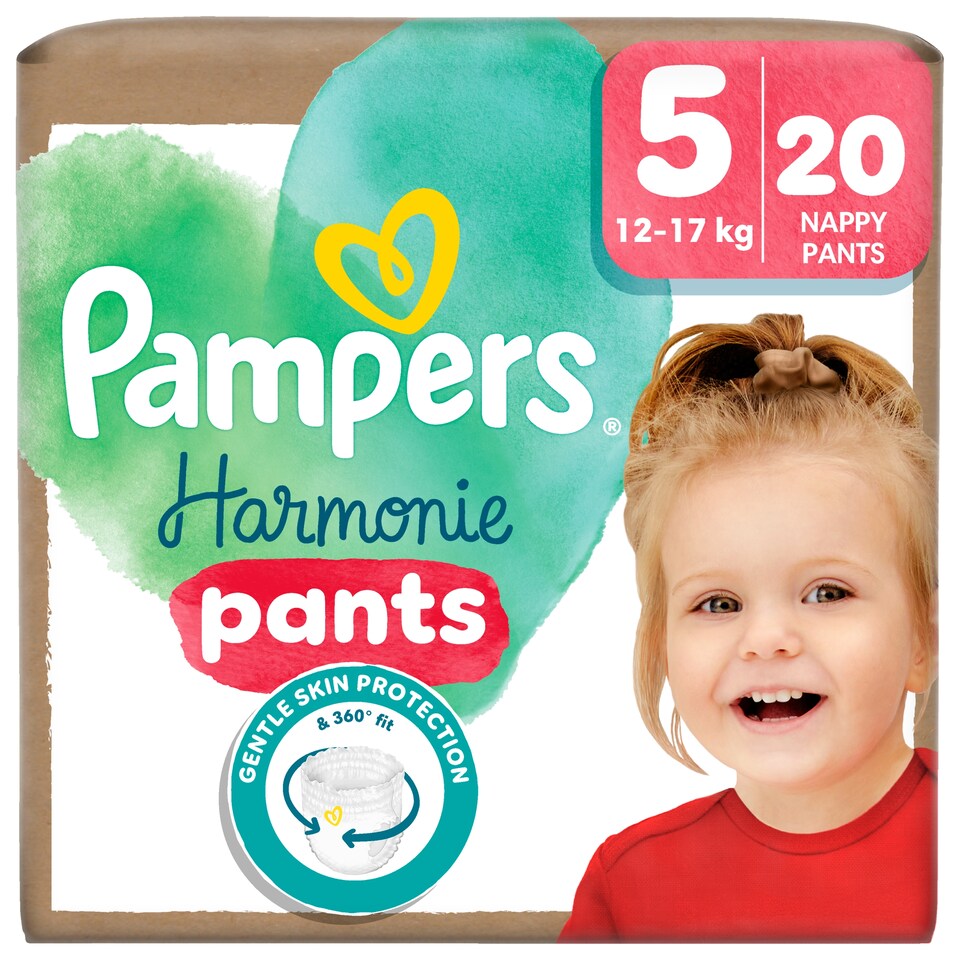 Pampers Harmonie Bugyipelenka, 5 Méret, 20 db Pelenka, 12kg-17kg  1. kép