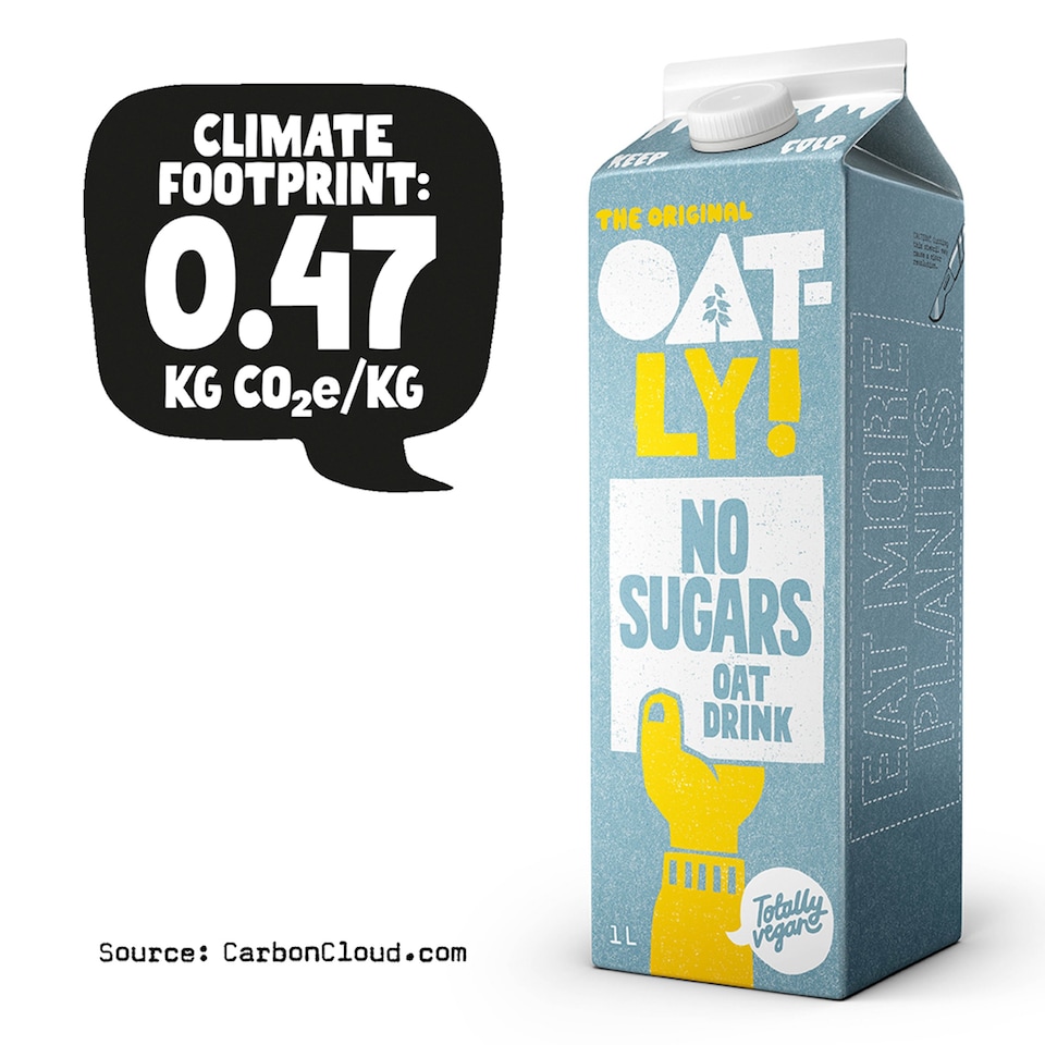 image 1 of Oatly The Original No Sugars Oat Drink 1L