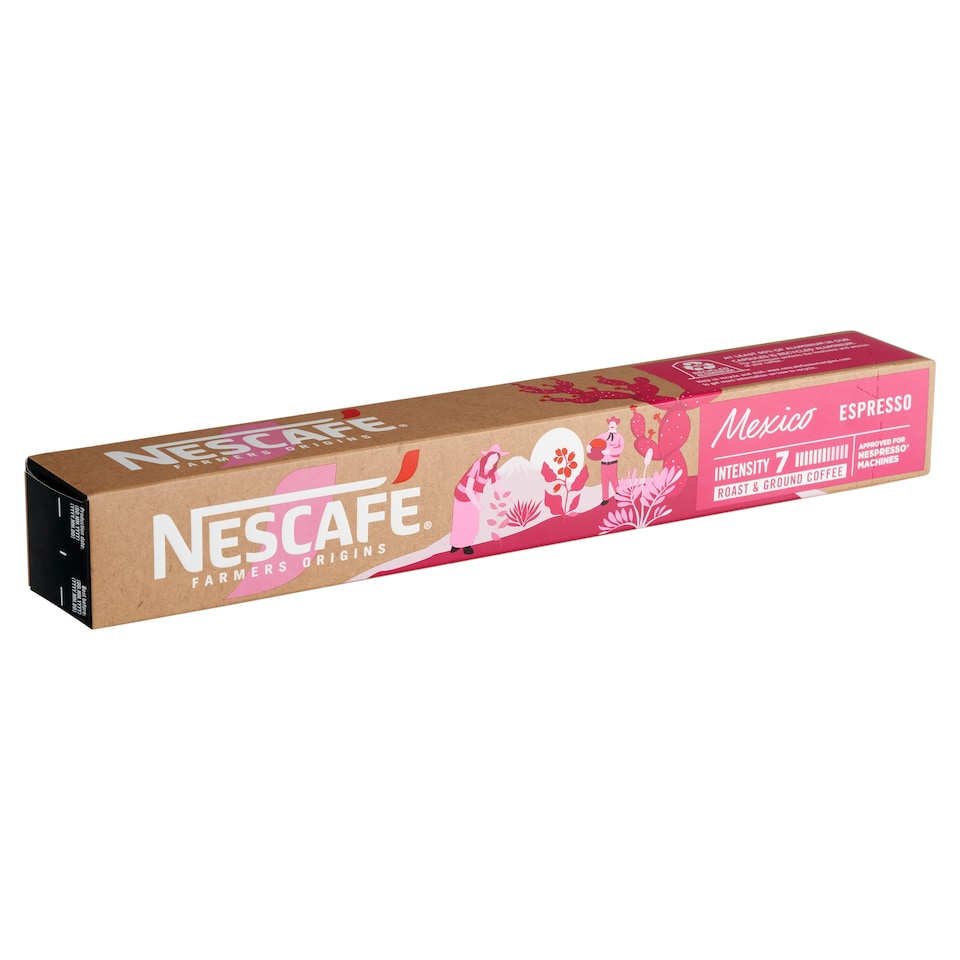 NESCAFÉ Farmers Origins Mexico Espresso őrölt pörkölt kávé kapszula 10 db 44 g