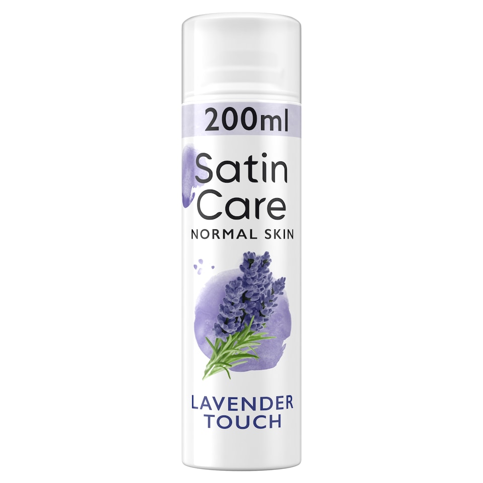obrázok 1 z Dámsky gél na holenie Gillette Satin Care, Lavender Touch, 200 ml