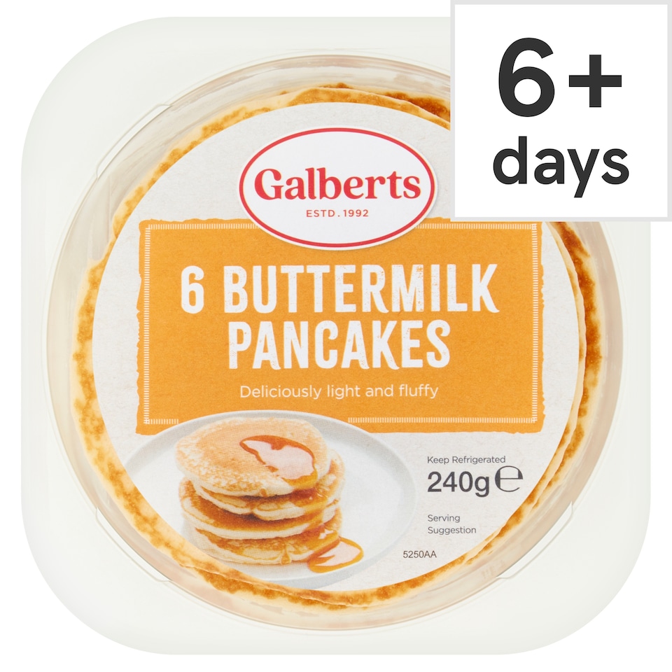 Galberts 6 Butter Milk Pancakes 240G