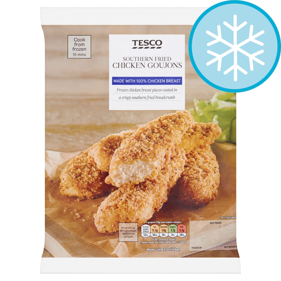 Tesco Frozen Goujons Southern Fry 360G