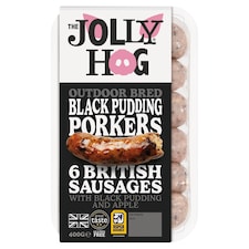 Jolly Hog Porky Black Sausages 400G