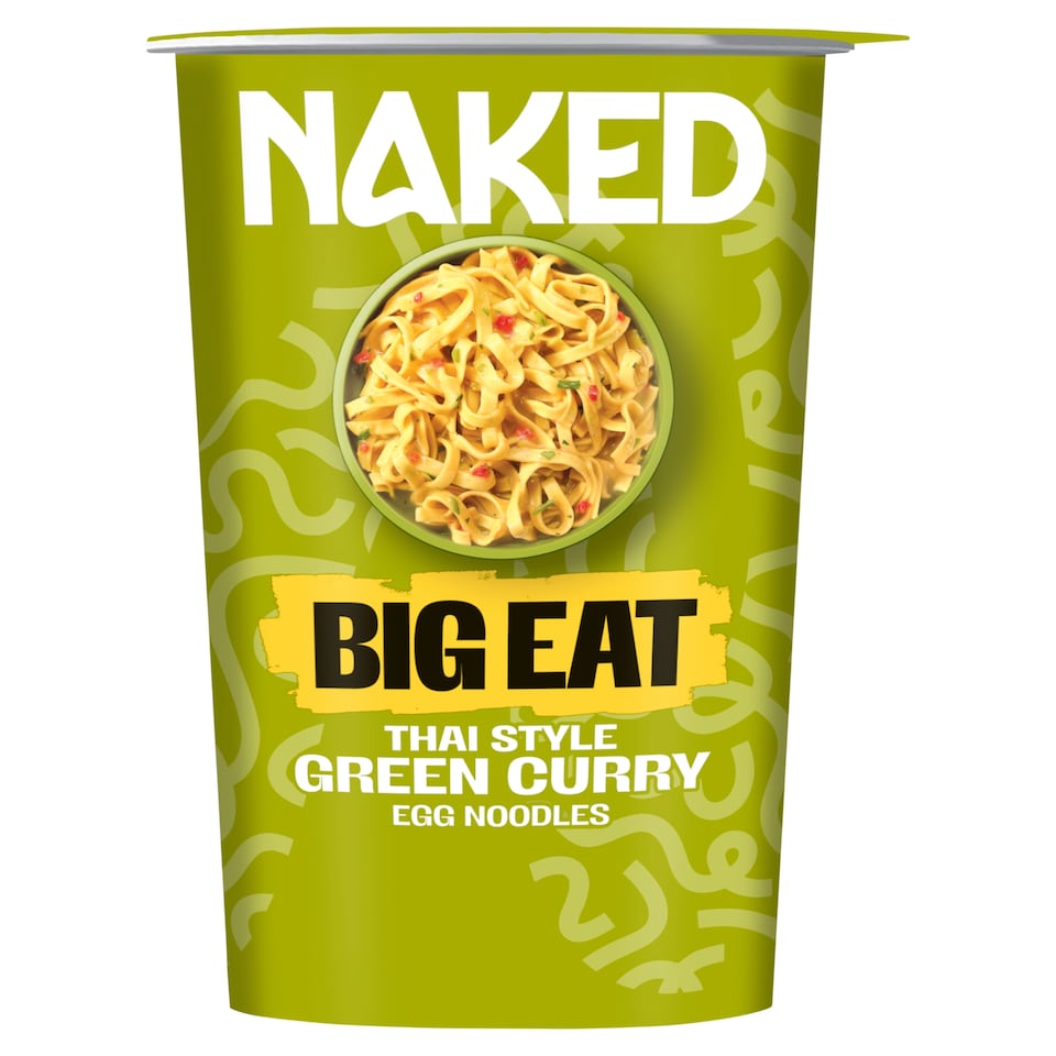 Naked Noodle Thai Green Curry Big Eat 104G