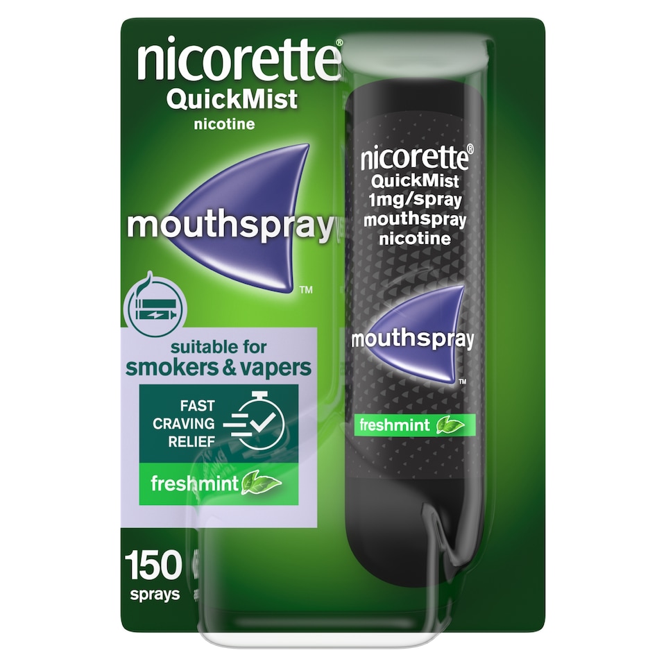 image 1 of Nicorette QuickMist Nicotine Mouthspray - Freshmint Single
