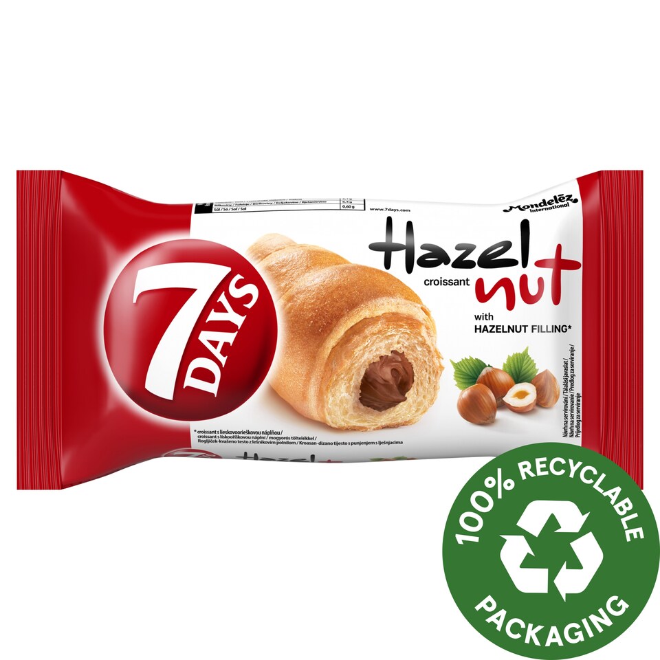 7DAYS croissant mogyorós töltelékkel 60 g