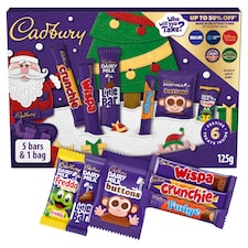 Cadbury Chocolate Xmas Santa Selection Box Medium 125g