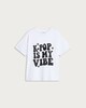 image 4 of F&F Girls Pure Cotton K-Pop Is My Vibe Slogan T-Shirt in White