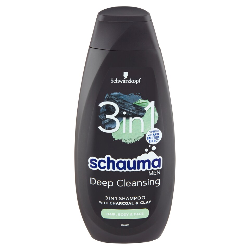 Schauma Men Deep Cleansing šampón 3 v 1 400 ml