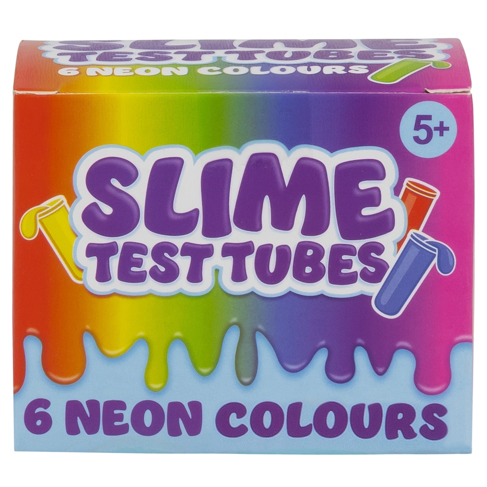 Slime Test Tube Pots 6 pack