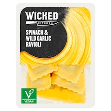 Wicked Kitchen Spinach & Garlic Ravioli 250G