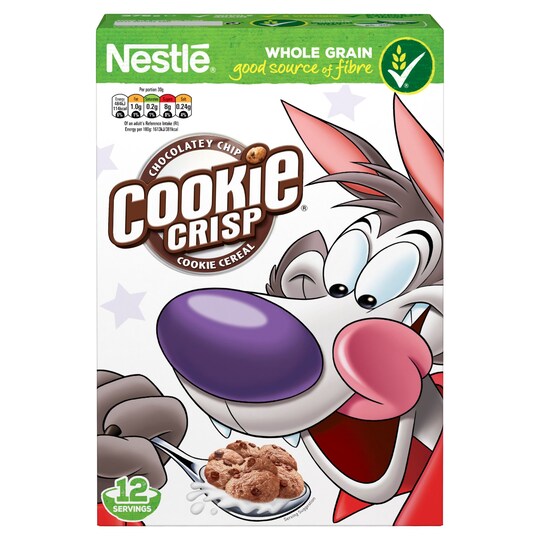 Nestle Cookie Crisp Cereal 375G Tesco Groceries