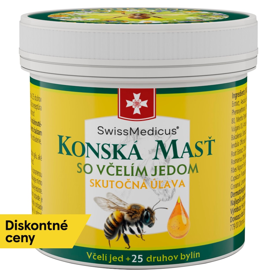 SwissMedicus Konská masť with Bee Venom 150 ml