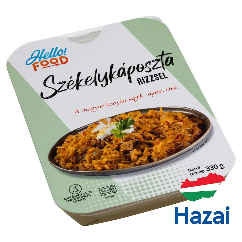 Hello Food székelykáposzta rizzsel 330 g