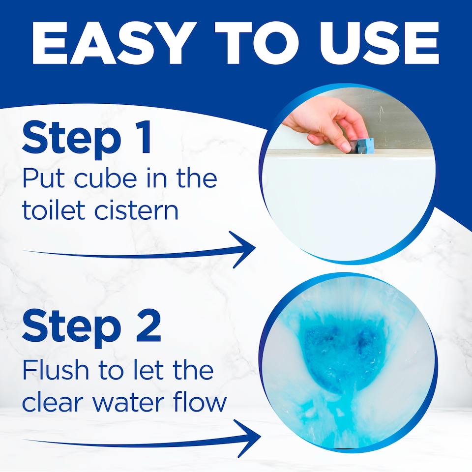 image 1 of Bloo 2in1 In-Cistern Limescale Prevention Toilet Blocks 2 x 50g (100g)