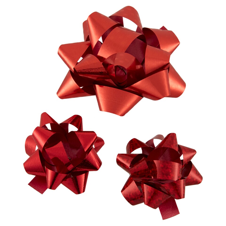 Tesco 20 Pack Red Bows
