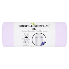 Smarttscents 25 Scented Drawstring Pedal Bin Liners 12L