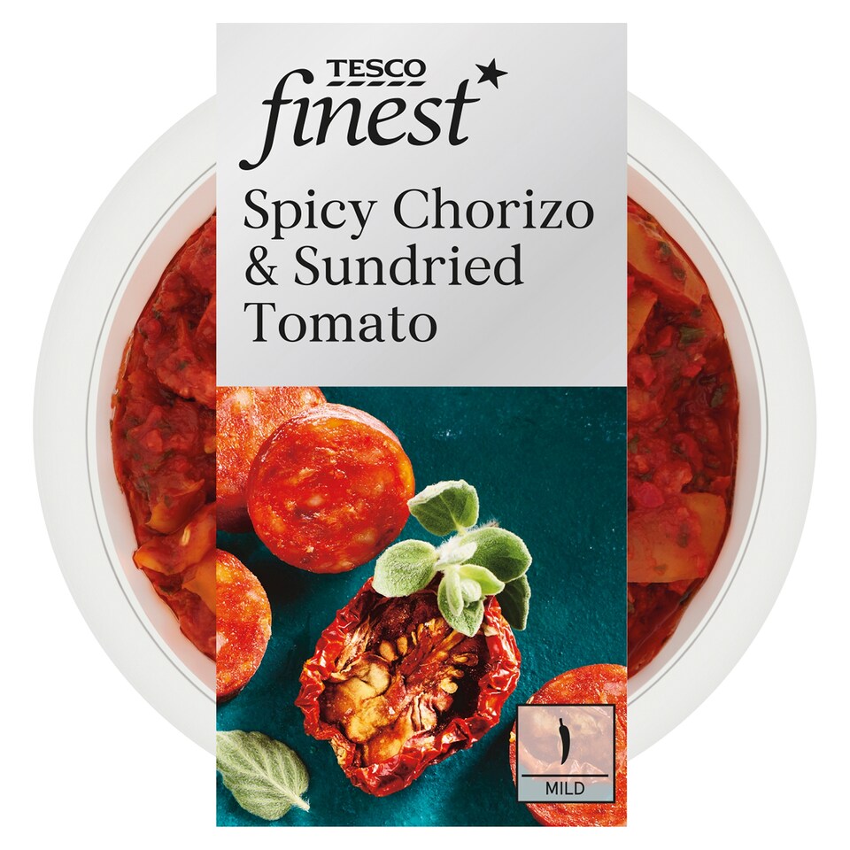 Tesco Finest Spicy Chorizo & Sundried Tomato Sauce 180G