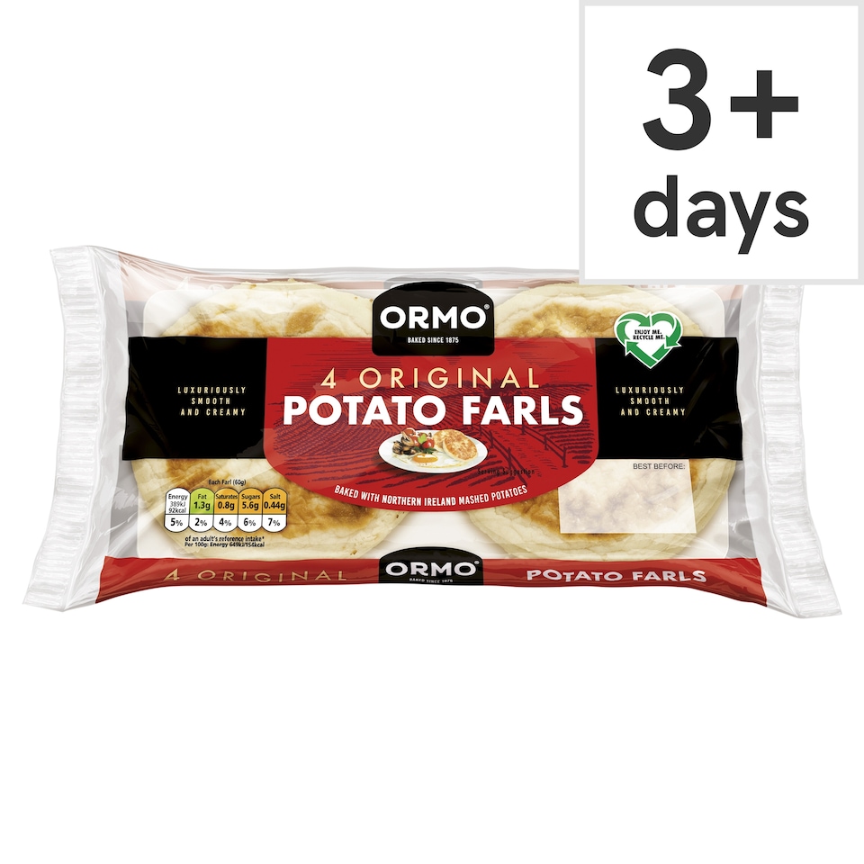 Ormo Original Potato Farls 4 Pack