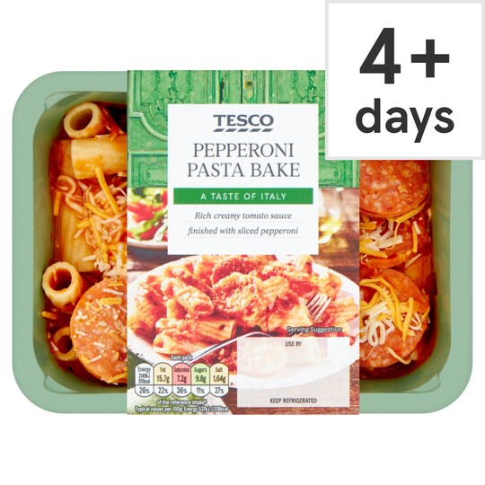 Tesco Pepperoni Pasta Bake 400G Tesco Groceries
