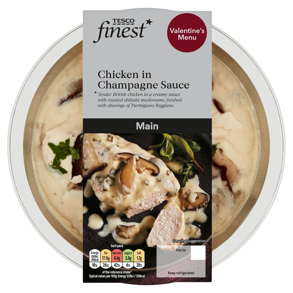 Tesco Finest Chicken In Champagne Sauce 330G