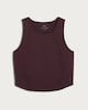 image 4 of F&F Active Quick Dry Crop Top in Berry