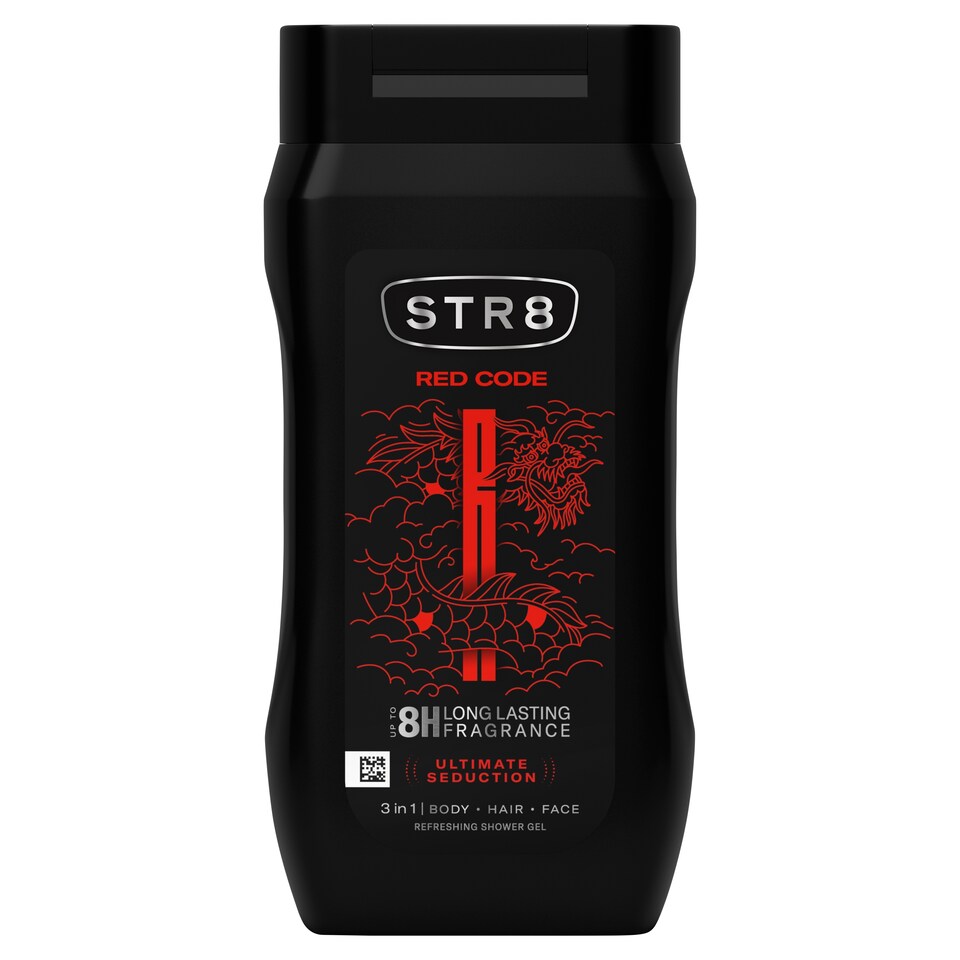 STR8 Red Code 3 az 1-ben frissít& tusfürd& 250 ml - Tesco Groceries