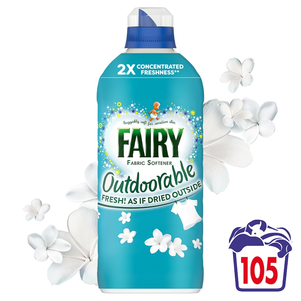 image 1 of Fairy Outdoorable Fabric softener 105 Washes 1.47L