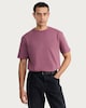 image 1 of The F&F Edit Pure Cotton Heavyweight Oversized T-Shirt in Purple/Burgundy